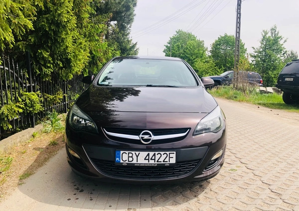 Opel Astra cena 40900 przebieg: 82700, rok produkcji 2016 z Bydgoszcz małe 154